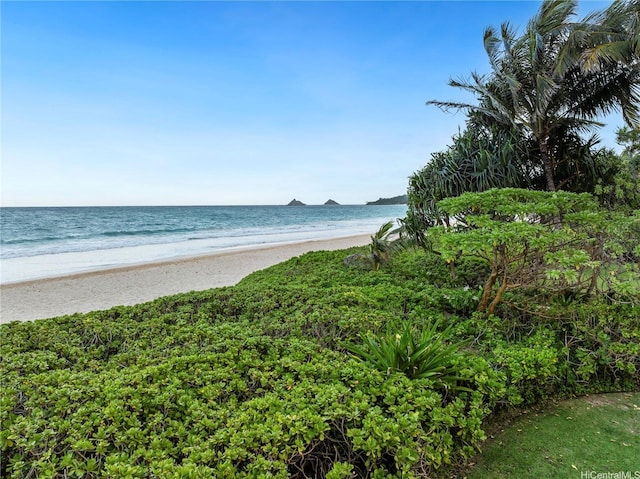 376 Dune Cir, Kailua, HI 96734 - water view with nearby beach