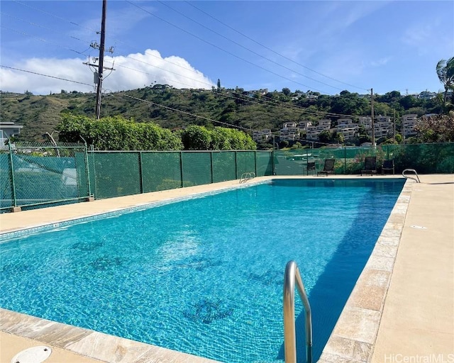 pool with fence