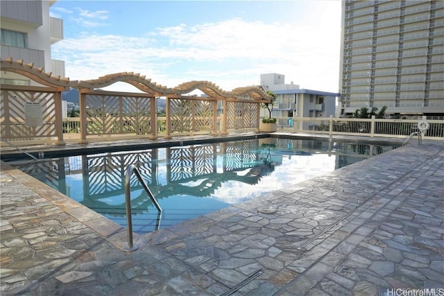 view of pool