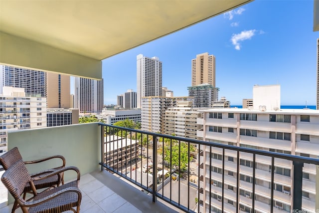 2440 Kuhio Ave Unit 1101, Honolulu, HI 96815 - balcony featuring a view of city