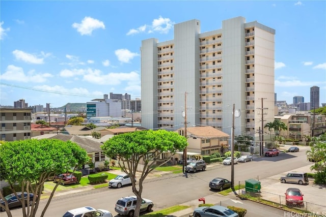 view of property with a city view