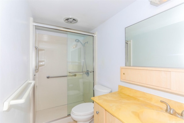 47-6827 Hui Kelu St Unit 6707, Kaneohe, HI 96744 - bathroom featuring toilet, a stall shower, and vanity