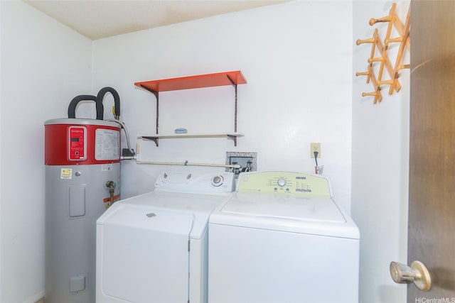 47-6827 Hui Kelu St Unit 6707, Kaneohe, HI 96744 - laundry room featuring water heater and washer and dryer