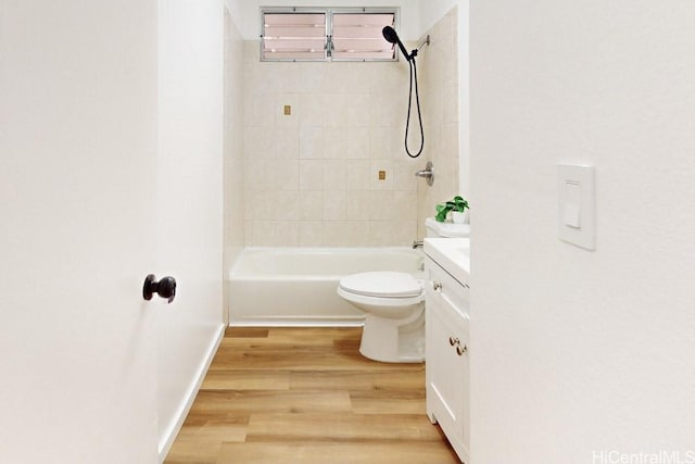 84-562 Nukea St, Waianae, HI 96792 - bathroom with vanity, wood finished floors, and shower / tub combination