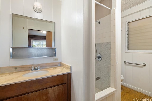 94-1377 Hiaai Pl, Waipahu, HI 96797 - full bath with tiled shower, vanity, and toilet