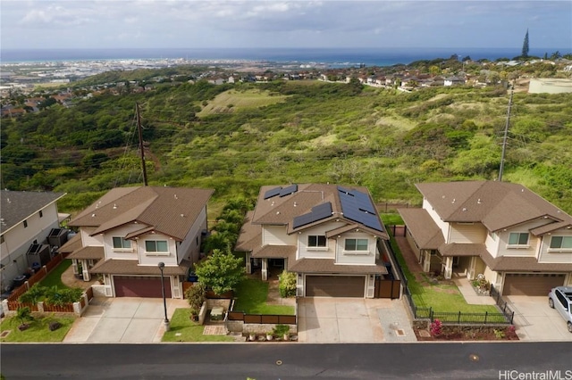 drone / aerial view featuring a residential view