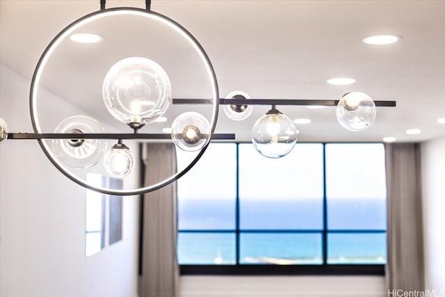 interior details featuring recessed lighting