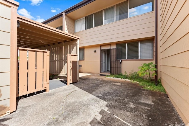 view of property entrance