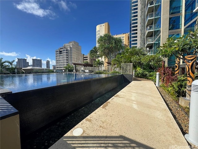 exterior space featuring a view of city