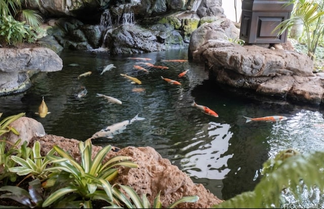 view of water feature