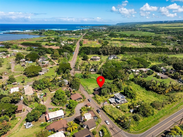 66-826 Haleiwa Rd, Haleiwa, HI 96712 - birds eye view of property with a water view
