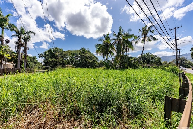 66-826 Haleiwa Rd, Haleiwa, HI 96712 - view of yard featuring a mountain view