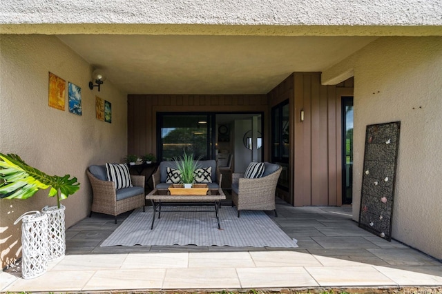 view of patio / terrace with outdoor lounge area