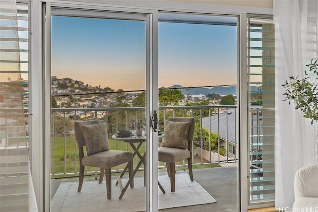 45-342 Lilipuna Rd Unit 307, Kaneohe, HI 96744 - view of balcony at dusk