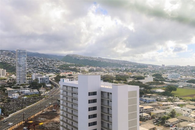 exterior space with a view of city