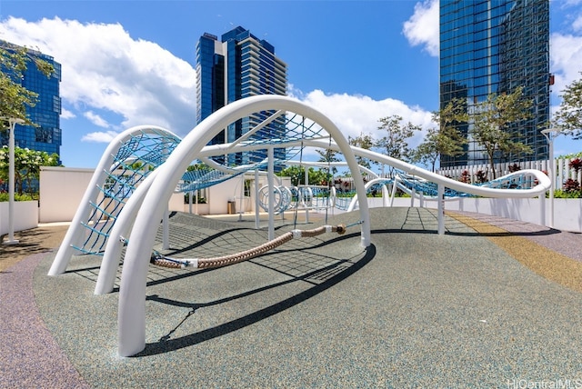 view of communal playground