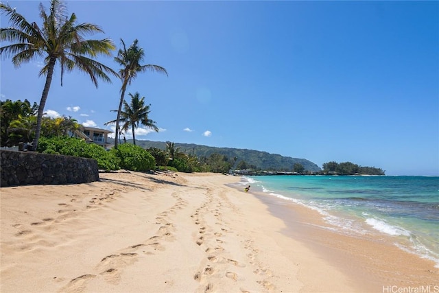 water view featuring a view of the beach