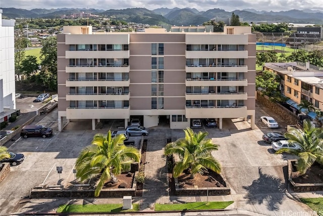 view of property with a mountain view