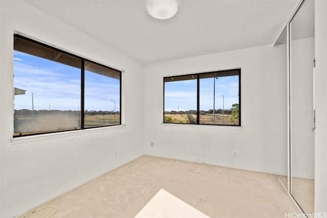 unfurnished bedroom featuring carpet floors