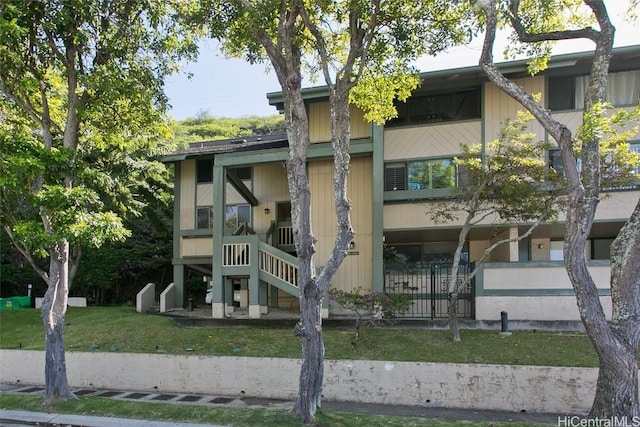 view of property with stairs