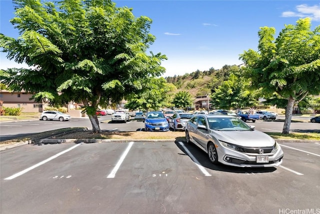 view of uncovered parking lot