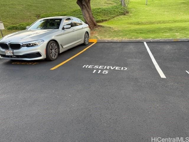 view of uncovered parking lot