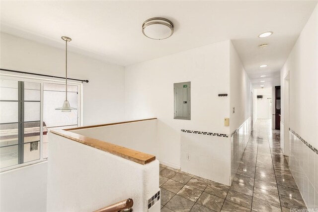 1840 Lusitana St Unit A, Honolulu, HI 96813 - hall with electric panel and recessed lighting