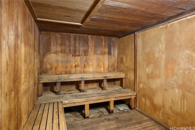 2211 Ala Wai Blvd Unit 2414, Honolulu, HI 96815 - view of sauna featuring hardwood / wood-style floors