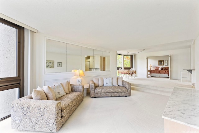 531 Hahaione St Unit 2-9A, Honolulu, HI 96825 - view of carpeted living room