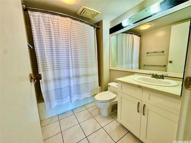 3130 Ala Ilima St Unit 18C, Honolulu, HI 96818 - bathroom with tile patterned flooring, vanity, and shower / bath combination with curtain