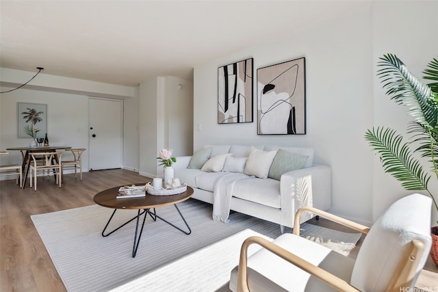 3138 Waialae Ave Unit 217, Honolulu, HI 96816 - living room featuring wood finished floors and baseboards