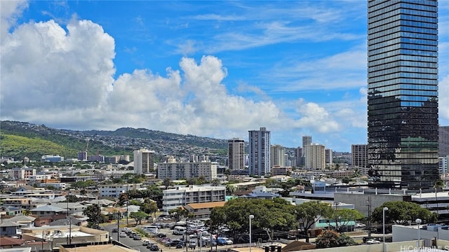 city view featuring a mountain view