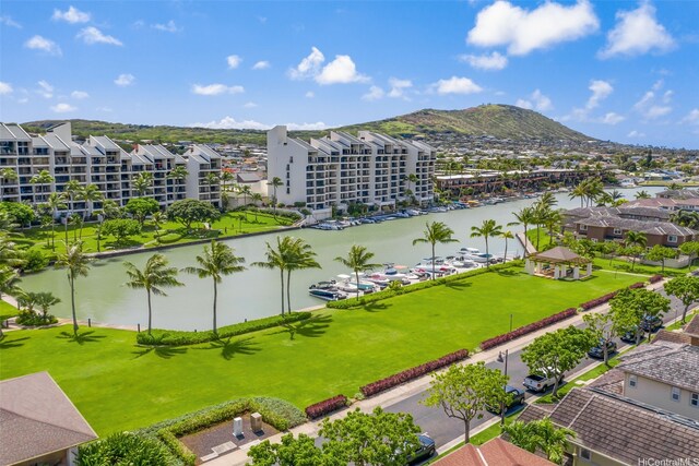 520 Lunalilo Home Rd Unit 8203, Honolulu, HI 96825 - aerial view of a water and mountain view and apartment complex