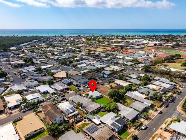 91-1046 Kauiki St, Ewa Beach, HI 96706 - aerial view featuring a water view