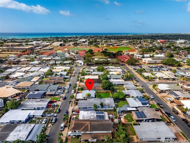 91-1046 Kauiki St, Ewa Beach, HI 96706 - drone / aerial view with a water view
