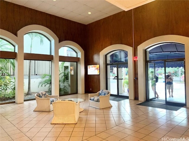 view of community lobby