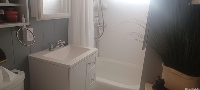 423 Kaiolu St Unit 106, Honolulu, HI 96815 - full bathroom with vanity and shower / tub combo