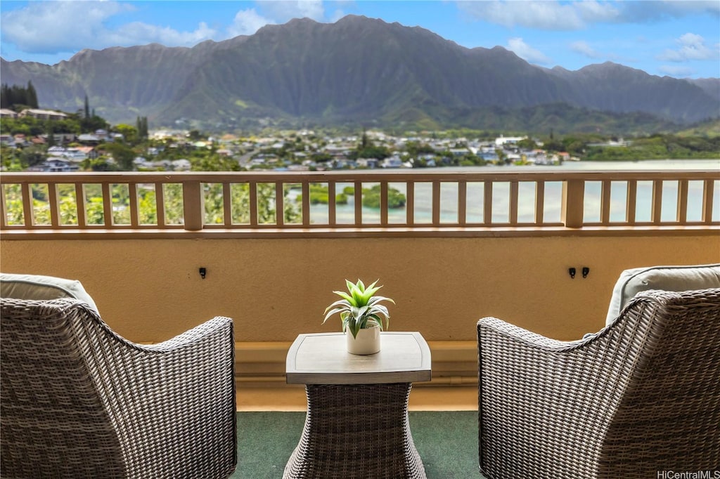 46-035 Konohiki St Unit 3842, Kaneohe, HI 96744 - balcony featuring a mountain view