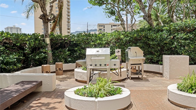 581 Kamoku St Unit 504, Honolulu, HI 96826 - view of patio featuring grilling area