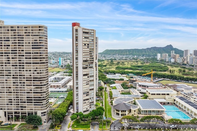 581 Kamoku St Unit 504, Honolulu, HI 96826 - view of city with a mountain backdrop