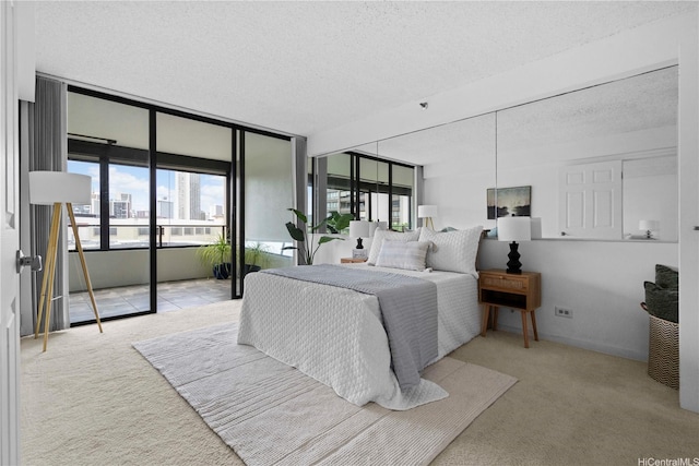 581 Kamoku St Unit 504, Honolulu, HI 96826 - carpeted bedroom featuring multiple windows and a textured ceiling