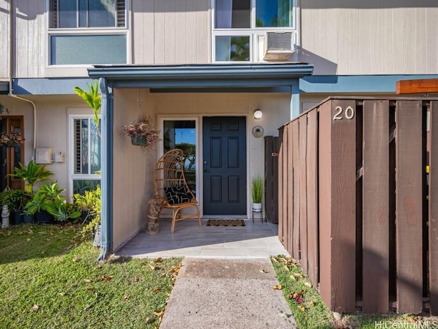 view of entrance to property