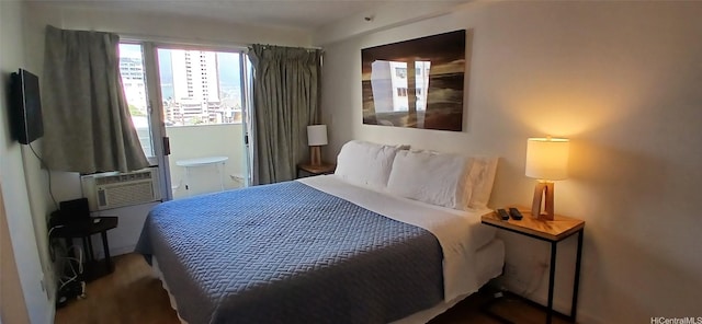 2463 Kuhio Ave Unit 510, Honolulu, HI 96815 - bedroom with cooling unit