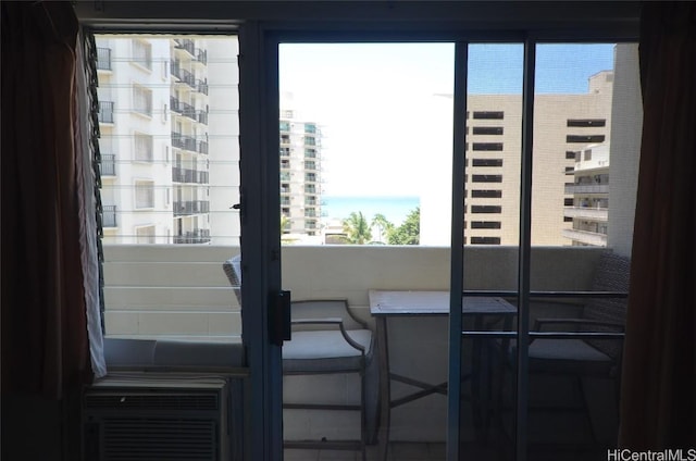 view of dining space