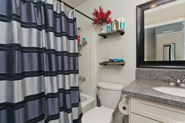 46-232 Kahuhipa St Unit B207, Kaneohe, HI 96744 - full bathroom featuring vanity, toilet, and shower / bathtub combination with curtain
