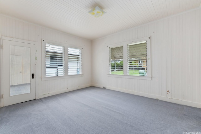 2712 Pulena Pl, Honolulu, HI 96822 - spare room with carpet and wooden walls