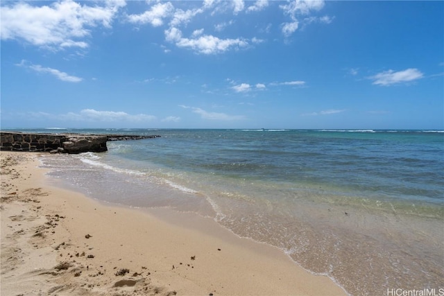 water view with a beach view