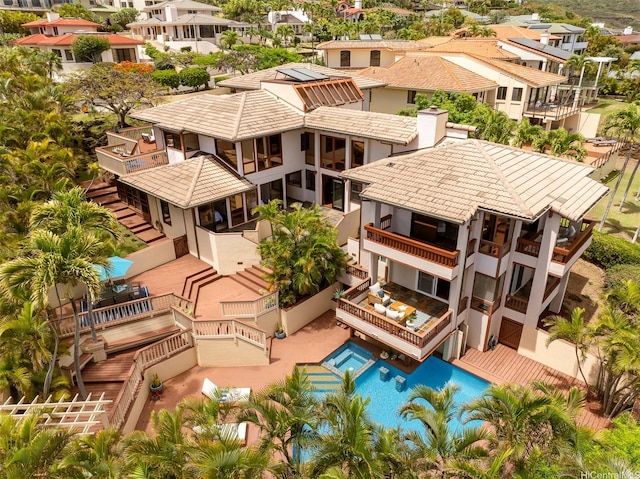 145 Maono Pl, Honolulu, HI 96821 - aerial view featuring a residential view