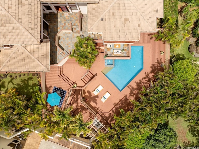 145 Maono Pl, Honolulu, HI 96821 - birds eye view of property