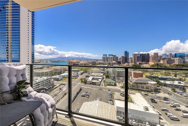615 Keawe St Unit 1905, Honolulu, HI 96813 - balcony featuring a skyline view